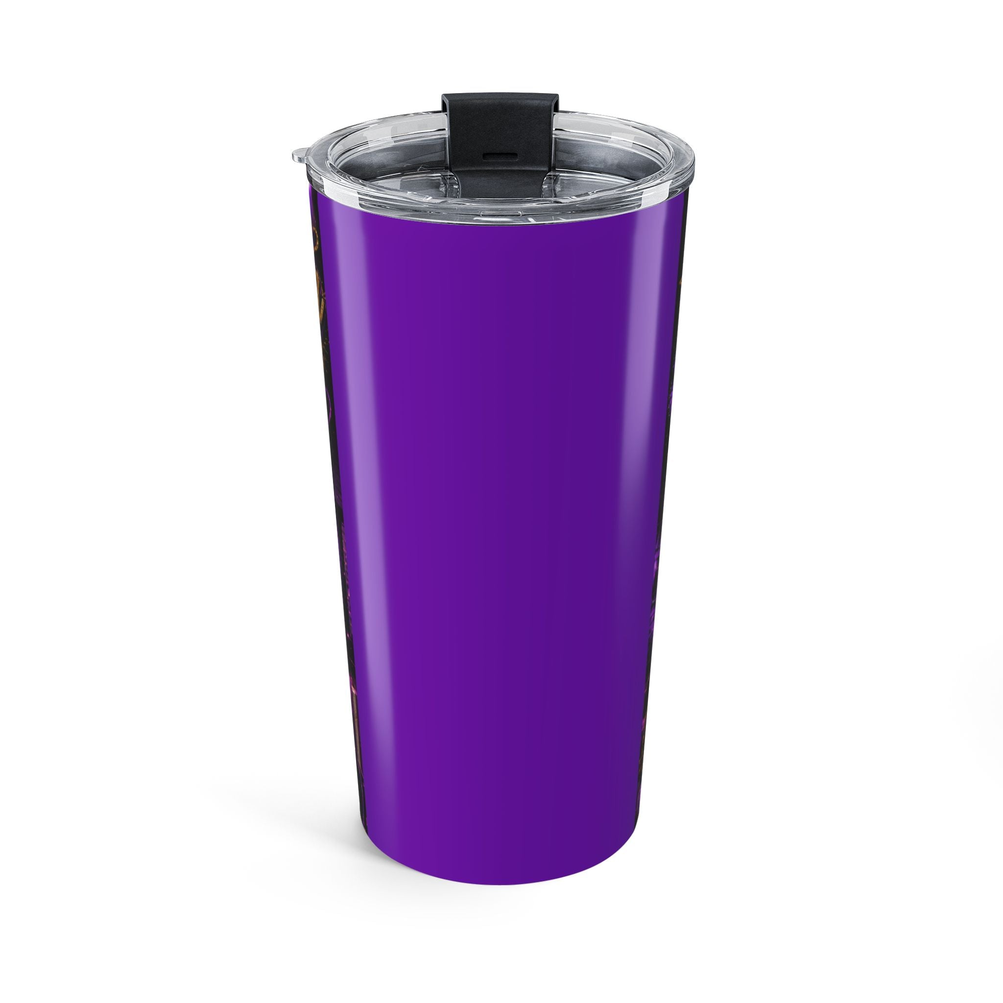 Dance Like a Girl 20oz Tumbler — Cute Afro Girl Dance Design, Purple Insulated Travel Cup