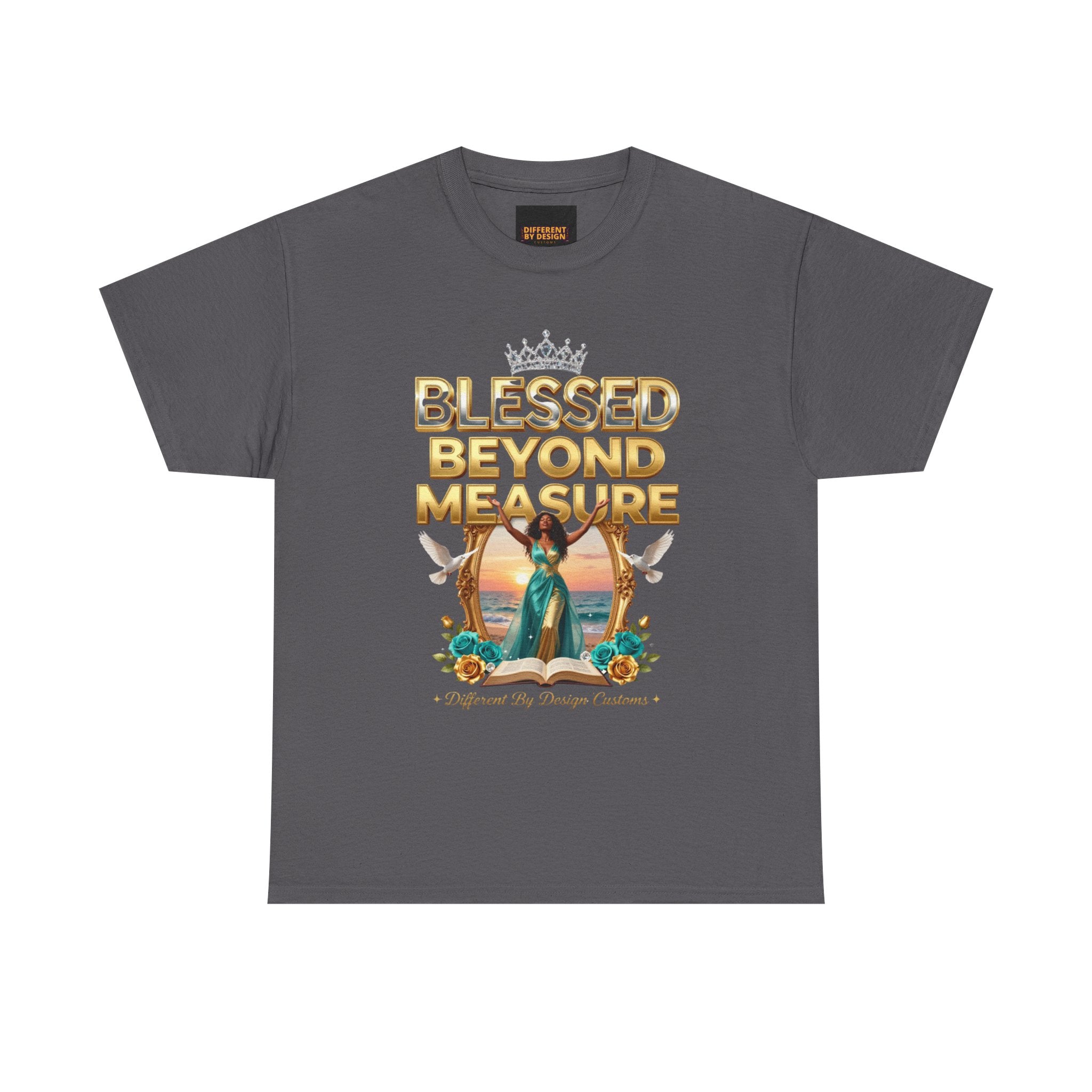 Blessed Beyond Measure Tee — Religious Faith Graphic T-Shirt