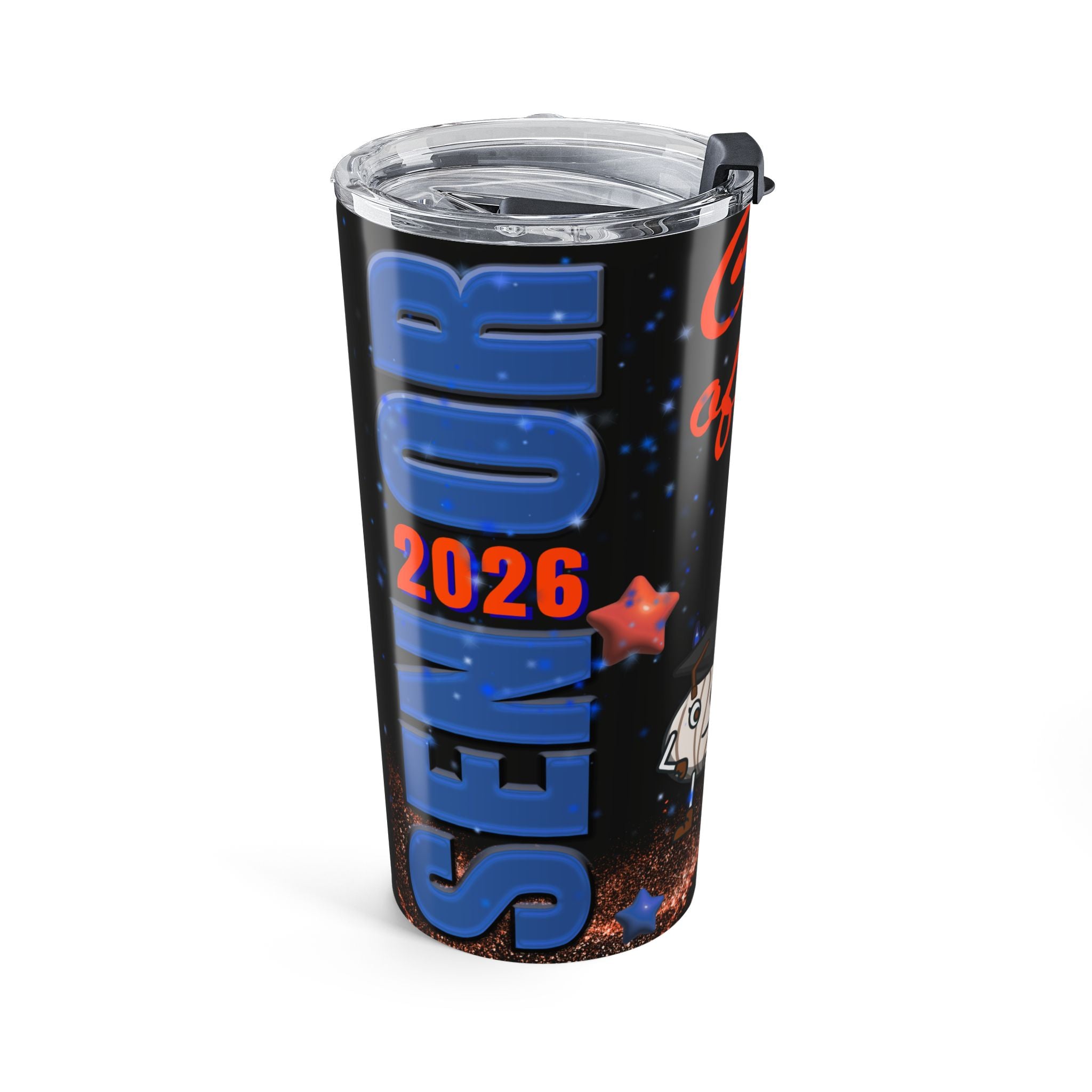 Graduation Tumbler 20oz — "Class of 2024" Insulated Travel Cup