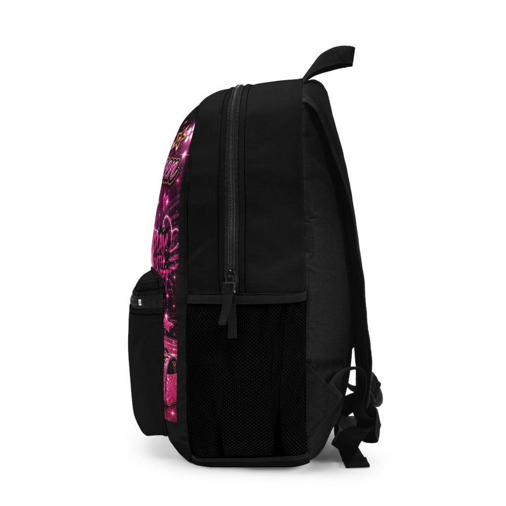 Hoop Queen Backpack – Girls' Basketball Graphic School Bag