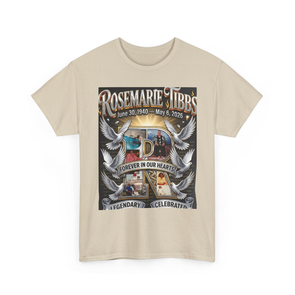 Rosemare Tibbs Memorial T‑Shirt — Forever In Our Hearts Tribute Tee