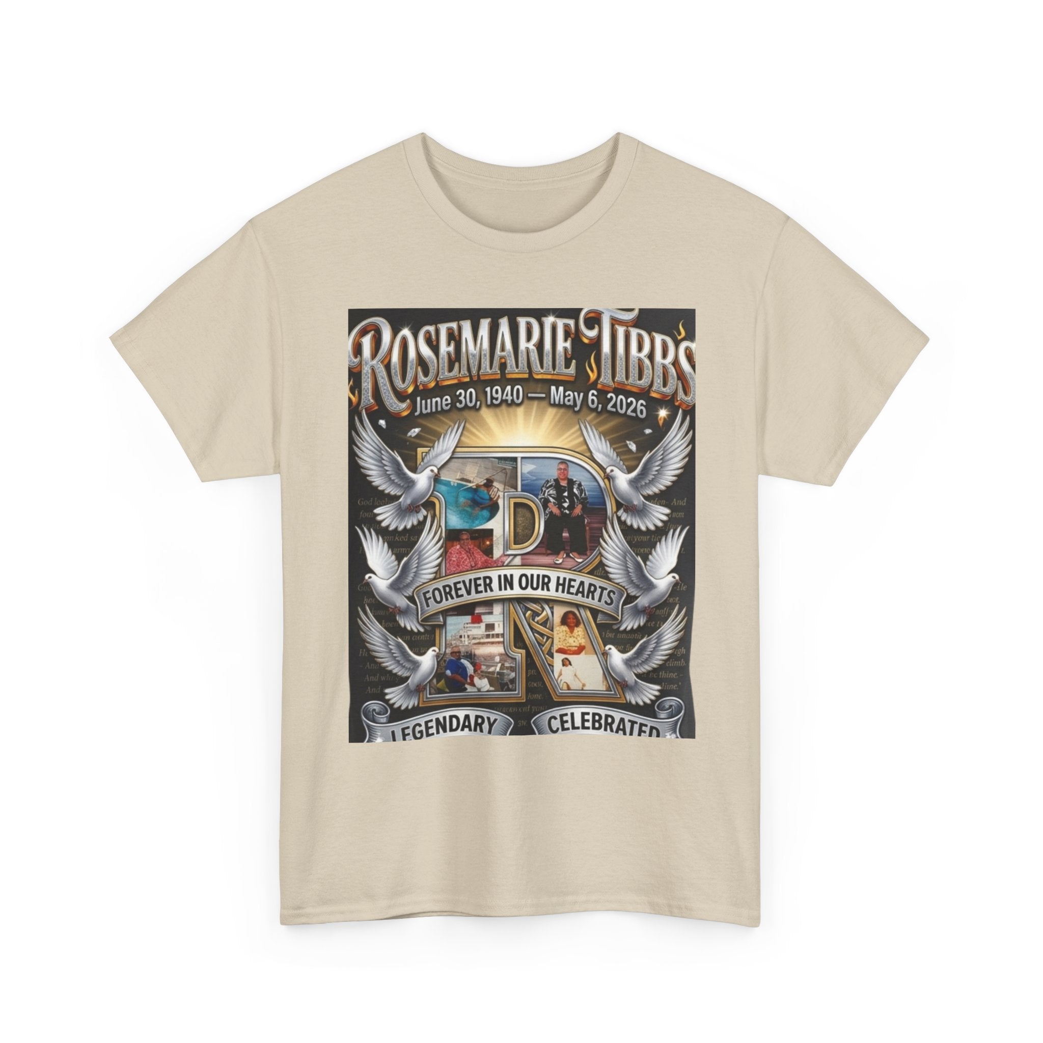Rosemare Tibbs Memorial T‑Shirt — Forever In Our Hearts Tribute Tee