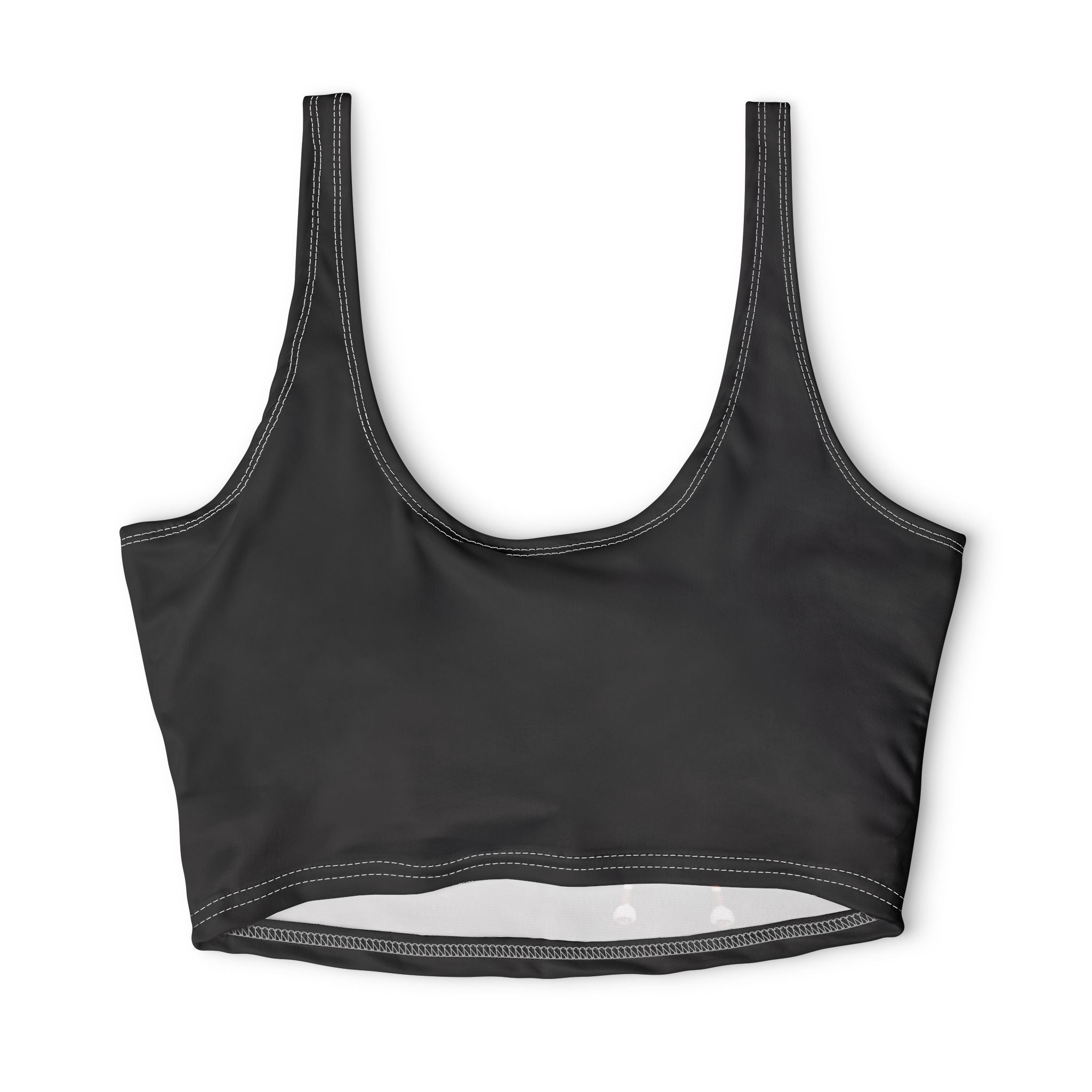 Women's Black Sports Bra — 'She’s A Whole Vibe' Car Graphic Active Crop