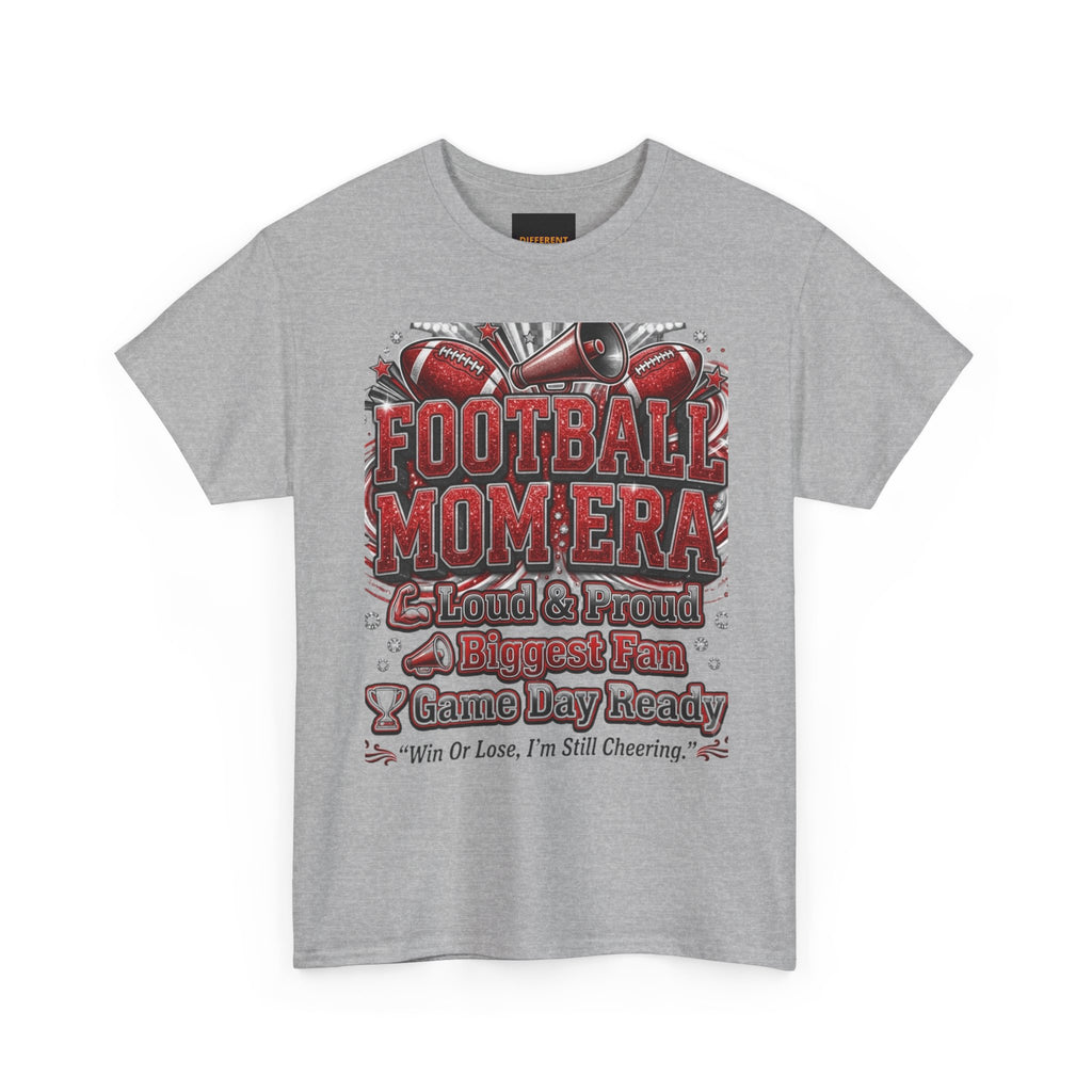 Football Mom Era T‑Shirt — Proud Mom, Biggest Fan, Game Day Ready Tee