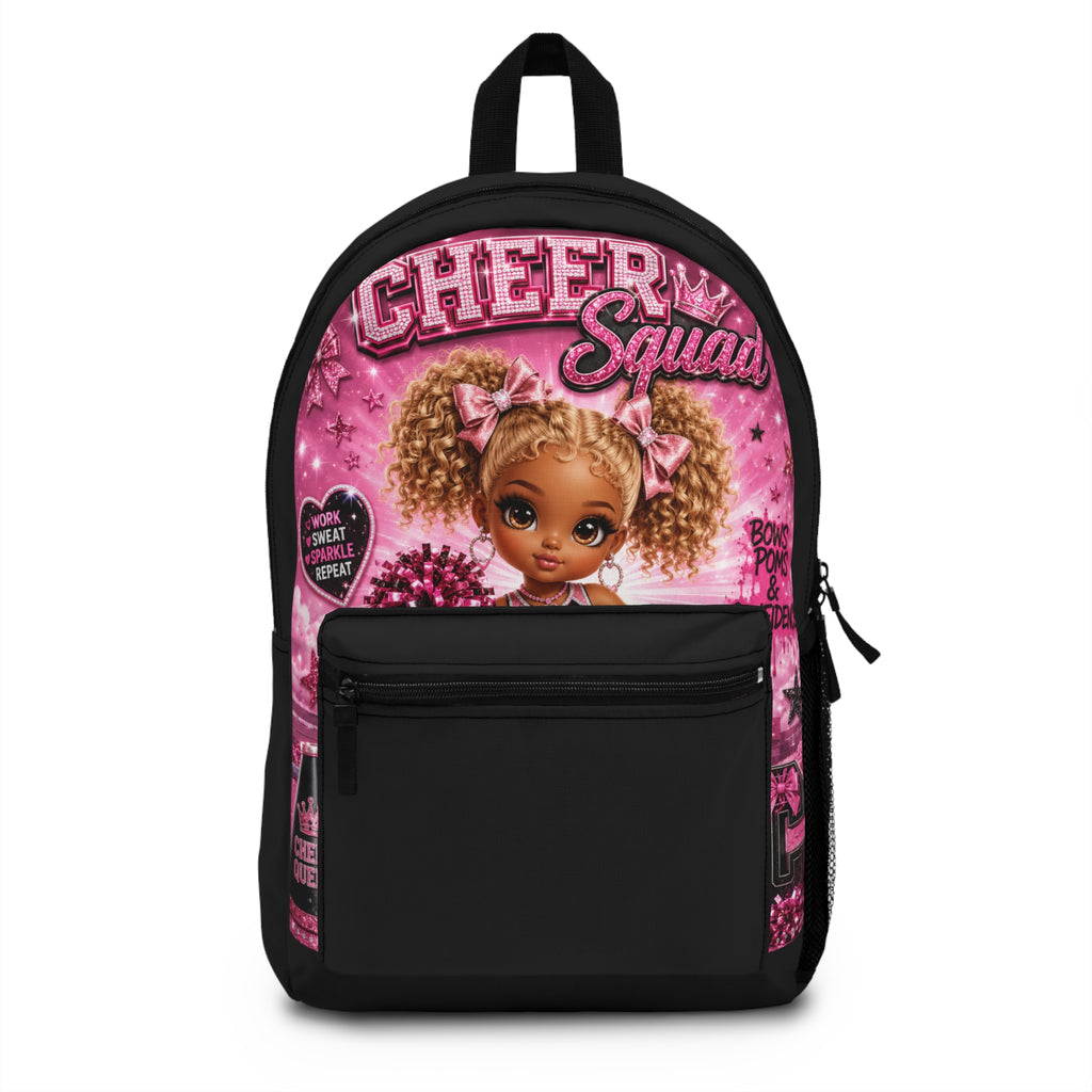 Cheer Squad Kids Backpack – Pink Cute Pom Girl School Bag
