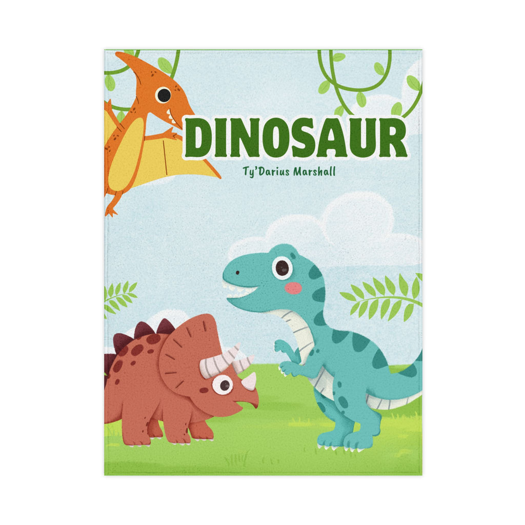 Dinosaur Toddler Blanket — Cute Dino Nursery Throw for Kids