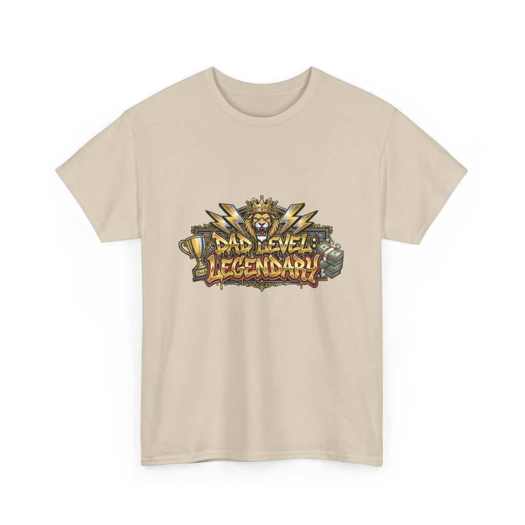 T-Shirt — "Dad Level: Legendary" Vintage Gaming Dad Tee