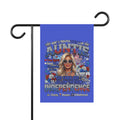 Auntie Independence Garden Flag — Patriotic Aunt Outdoor Banner ("Too Fabulous to Follow the Crowd")