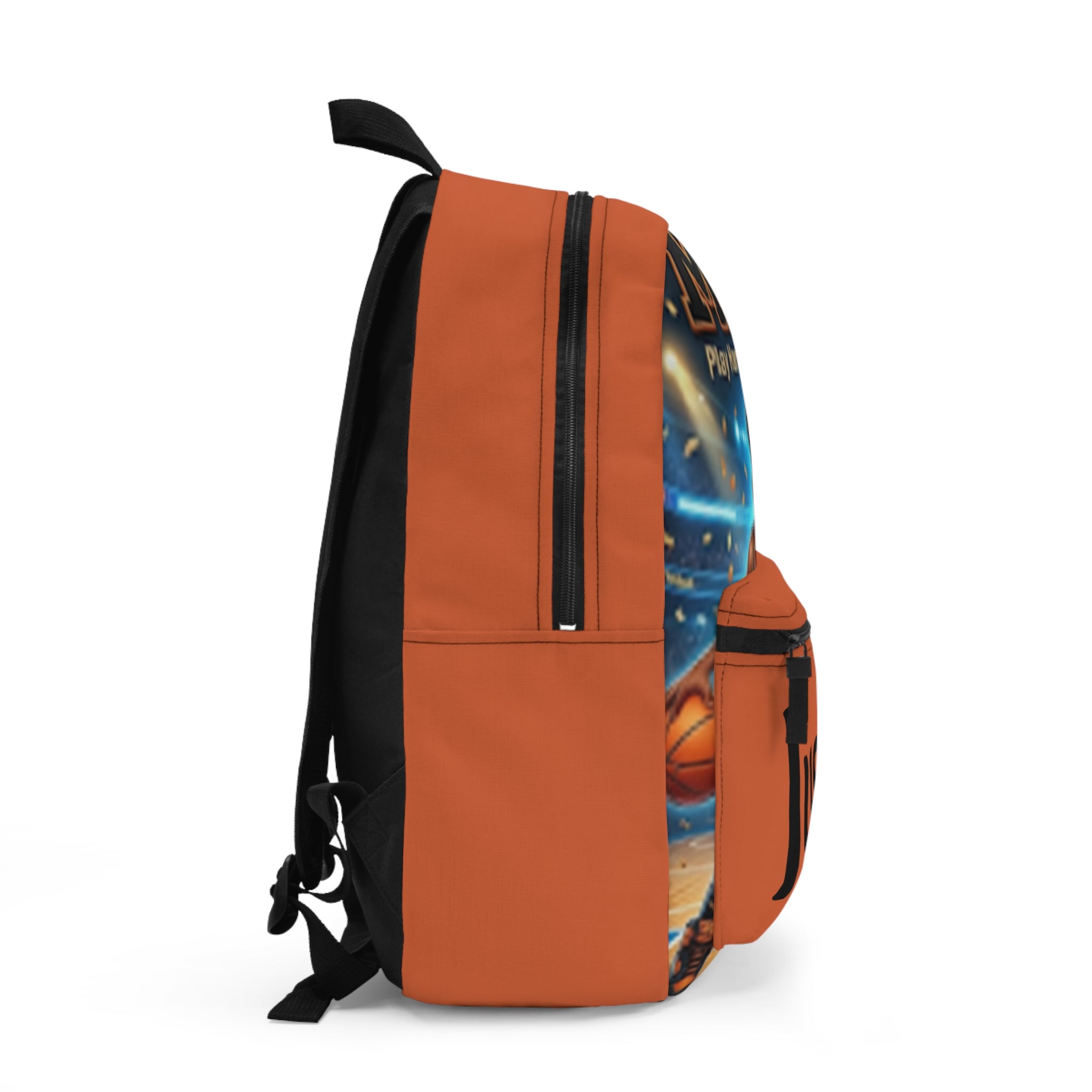 Personalized "MVP Play Hard, Dream Big" Basketball Backpack – Justin Name Sports Bag