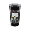 20oz Photo Collage Tumbler — Personalized Notebook Doodle Design