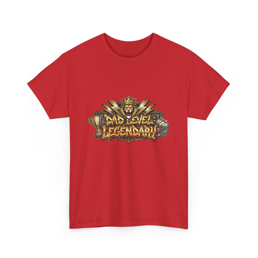 T-Shirt — "Dad Level: Legendary" Vintage Gaming Dad Tee