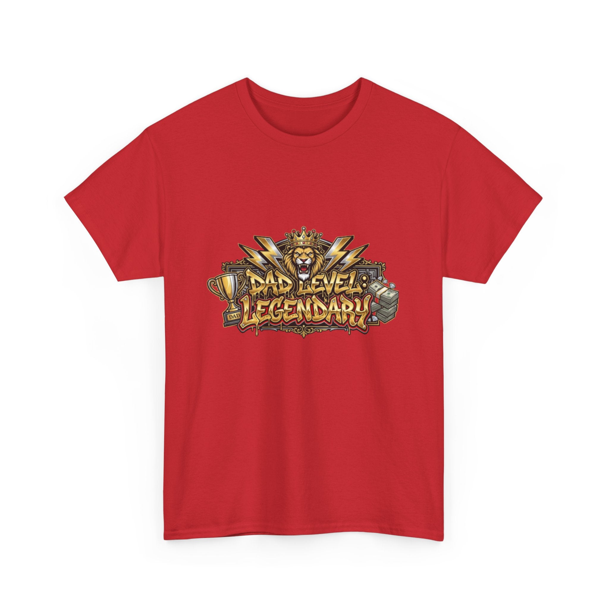 T-Shirt — "Dad Level: Legendary" Vintage Gaming Dad Tee