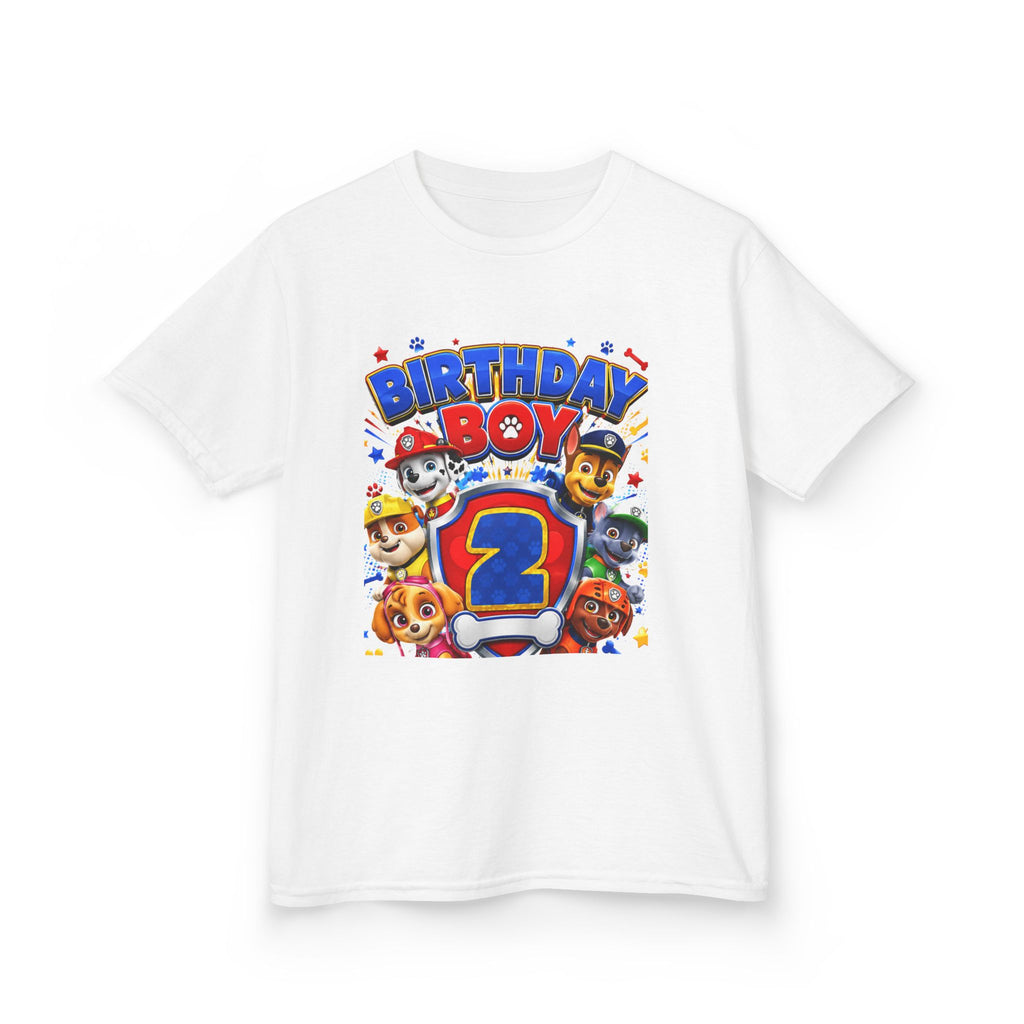 Kids Tee — Birthday Boy 2nd Birthday Character Party Shirt