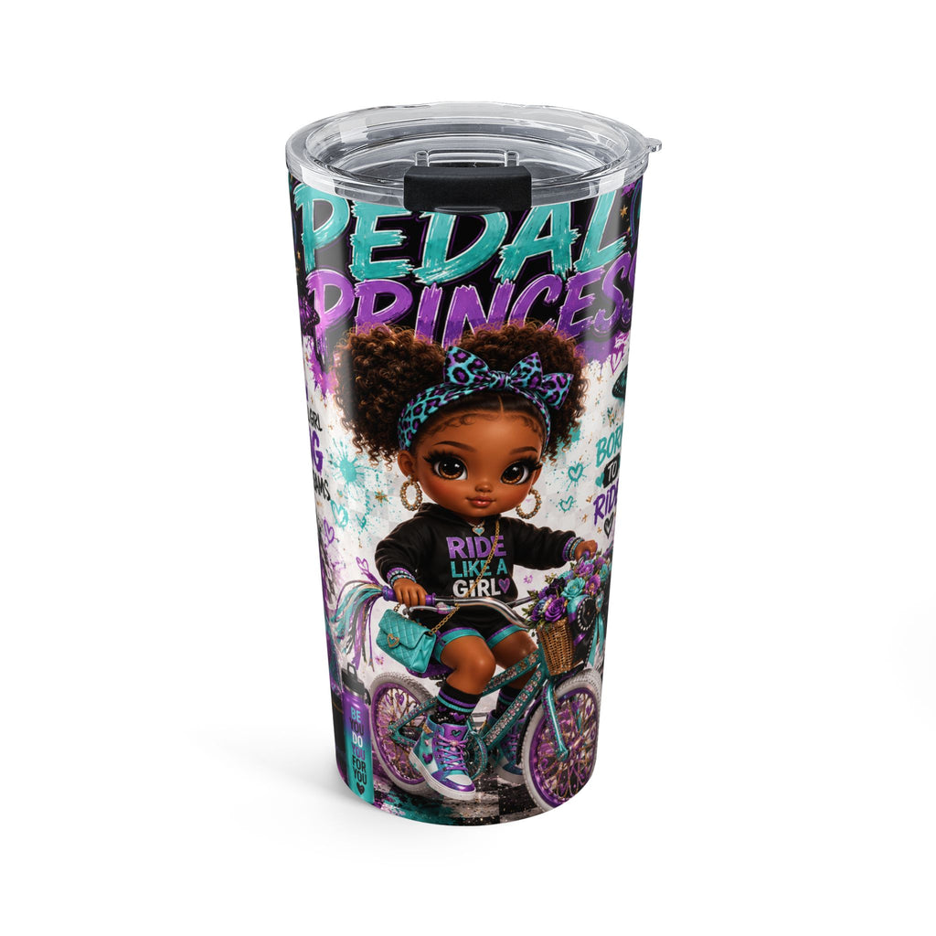 20oz 'Pedal Princess' Insulated Tumbler – Ride Like a Girl Girls' Bike Travel Cup