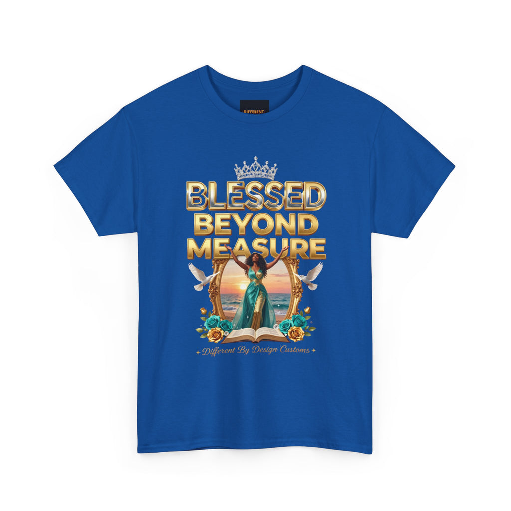 Blessed Beyond Measure Tee — Religious Faith Graphic T-Shirt