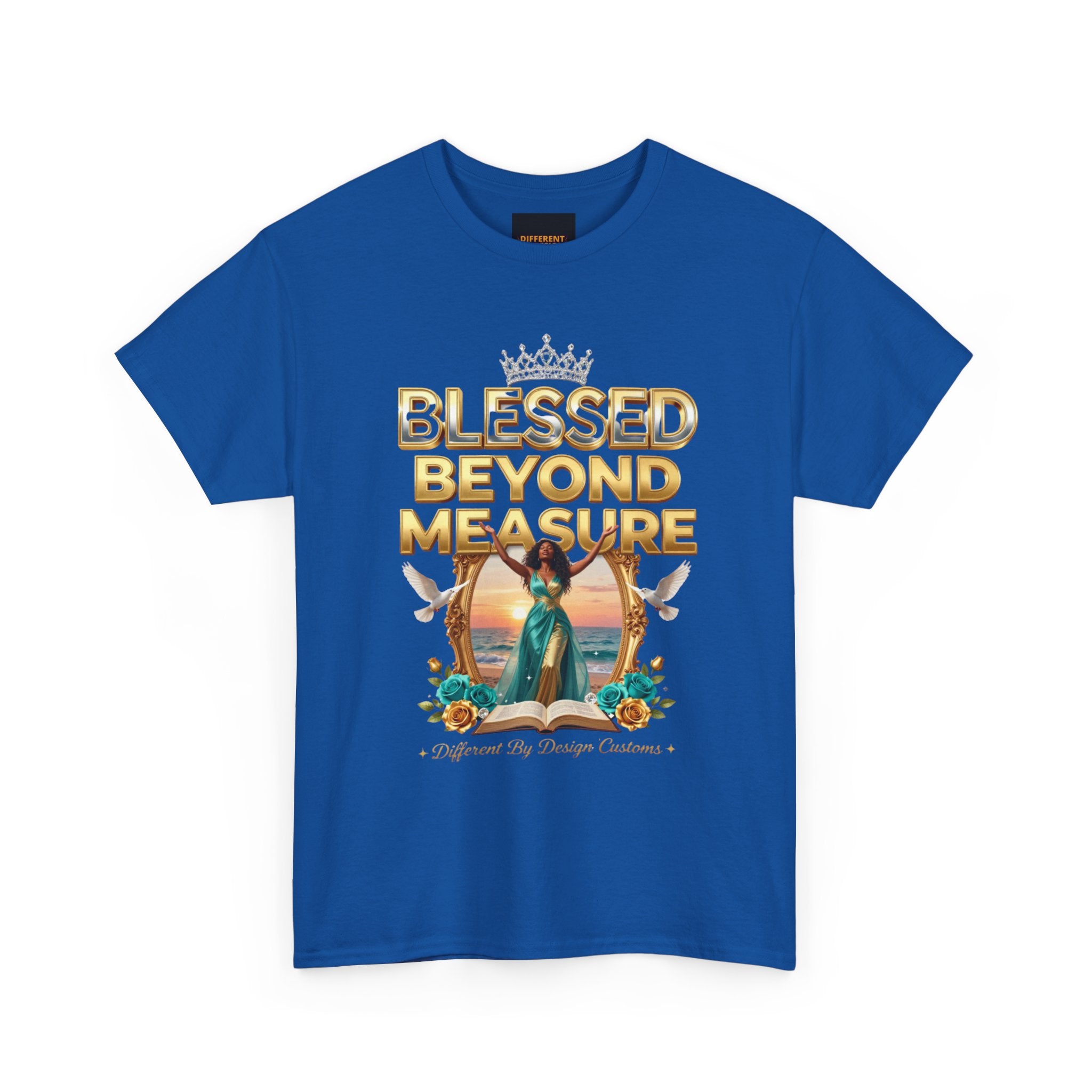 Blessed Beyond Measure Tee — Religious Faith Graphic T-Shirt