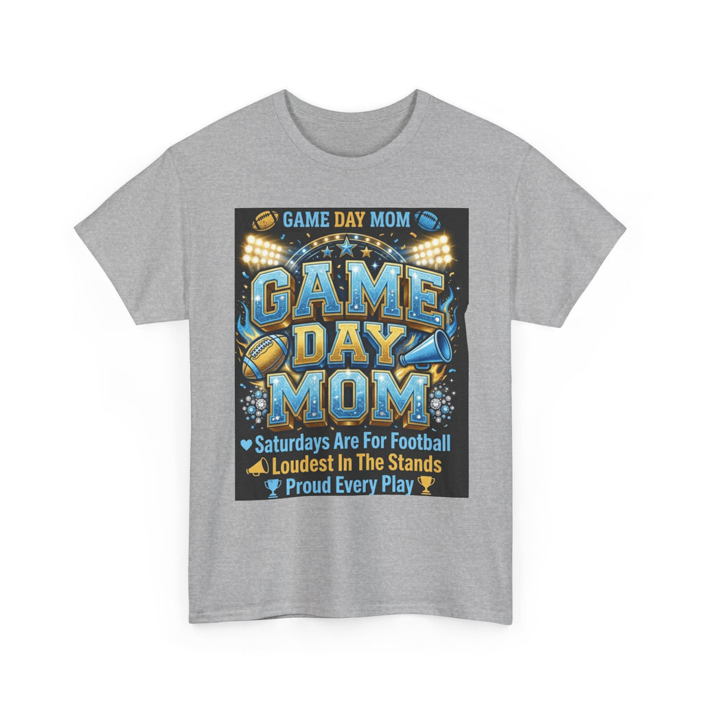 Game Day Mom T-Shirt – Proud Football Mom Tee ("Saturdays Are For Football, Loudest In The Stands")