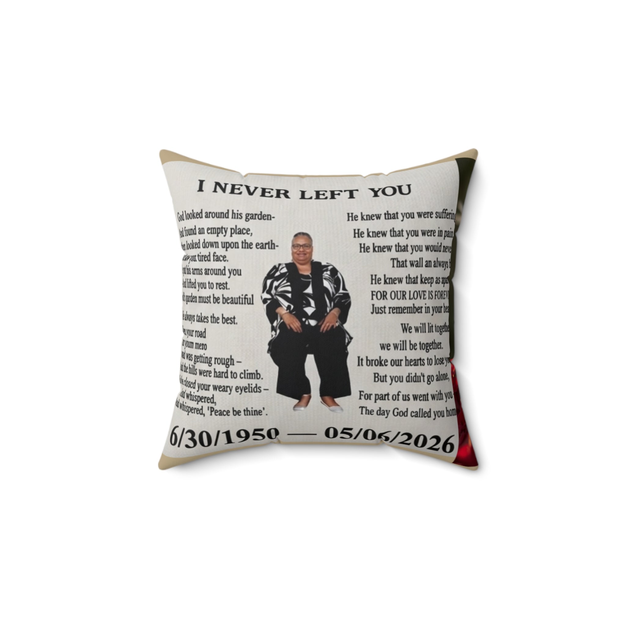 Memorial Photo Tribute Pillow