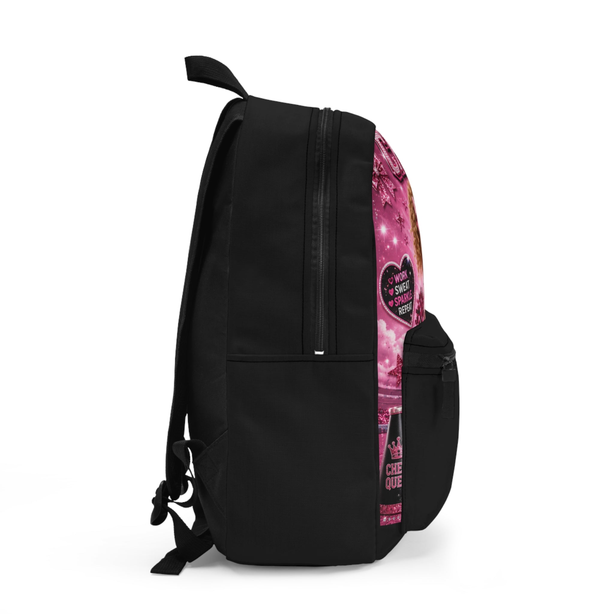 Cheer Squad Kids Backpack – Pink Cute Pom Girl School Bag