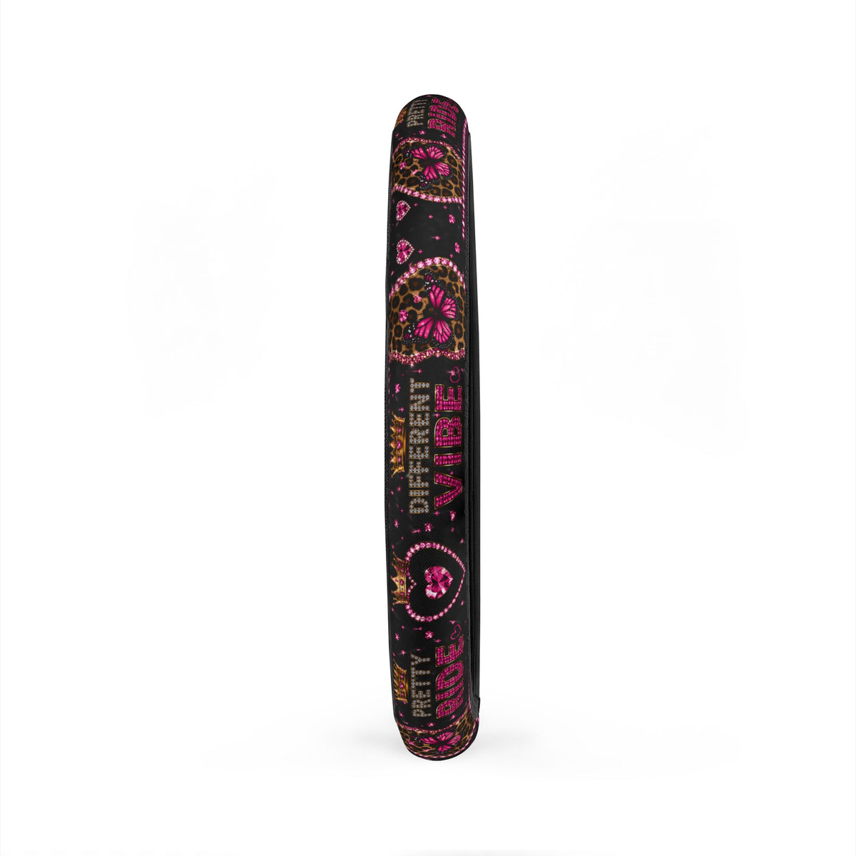 Pink Boho Pattern Steering Wheel Cover — 'Vibe' Decorative Car Accessory