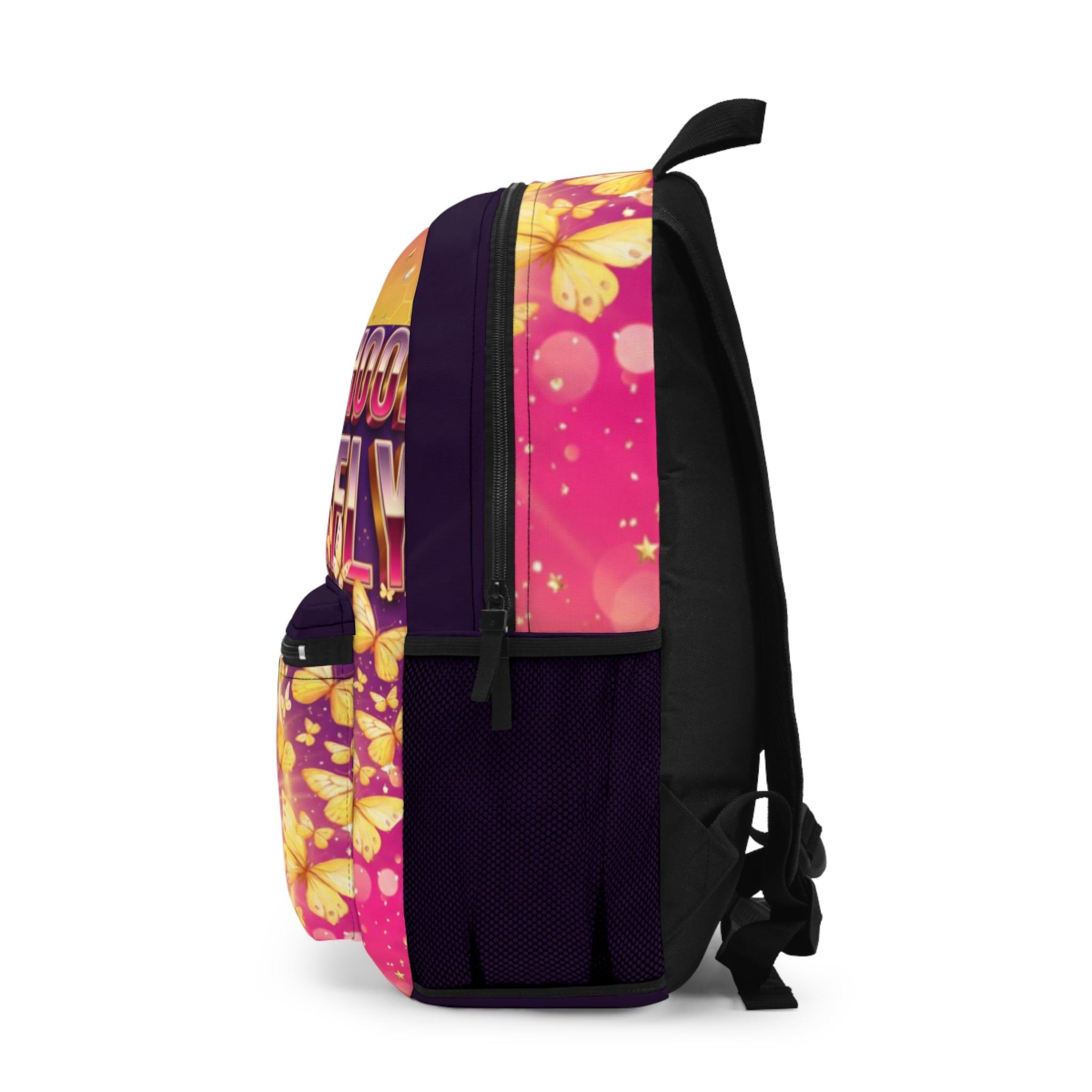 Middle School Butterfly Backpack — Cute Back-to-School Kids Bag