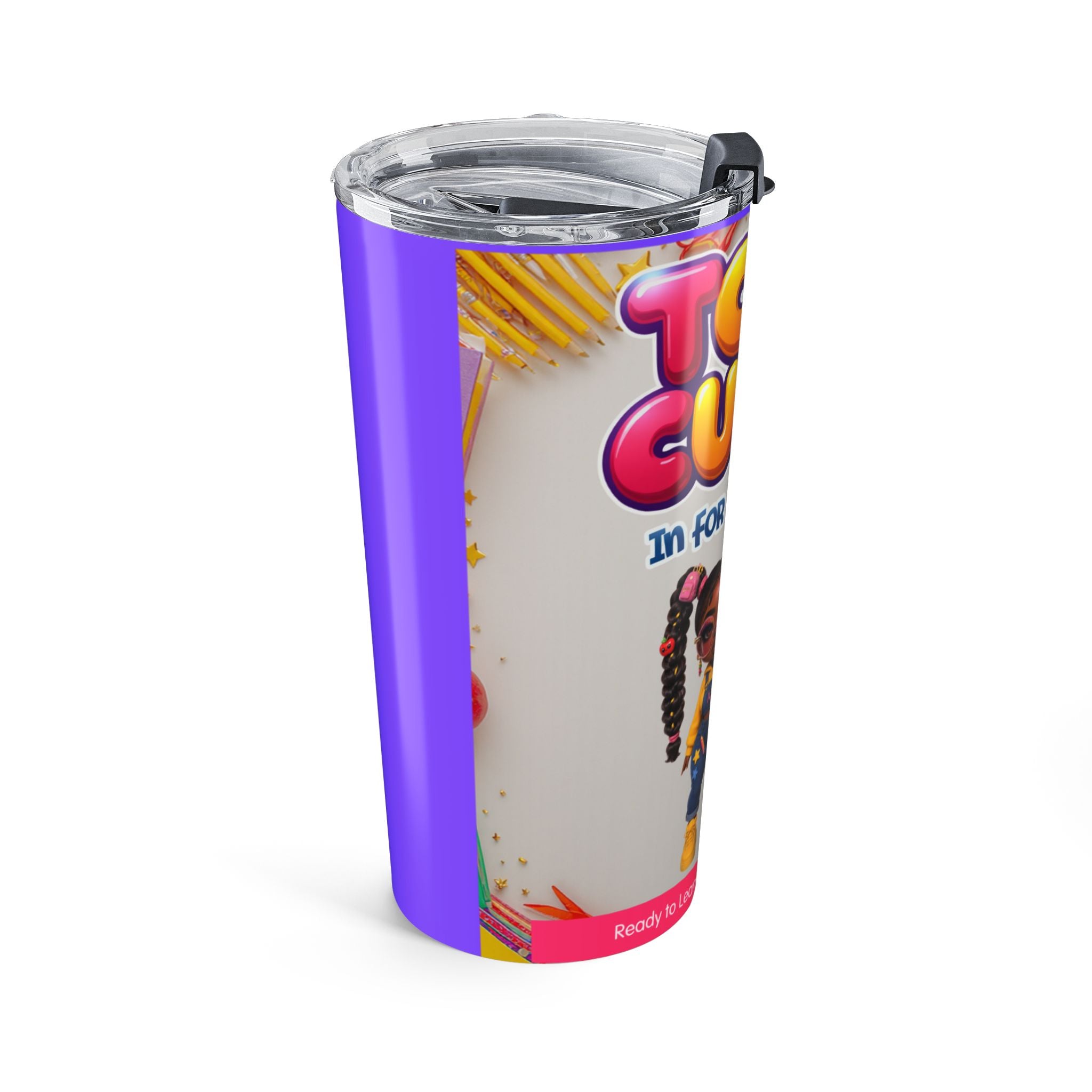 20oz 'Too Cute for School' Kids Tumbler - Insulated Stainless Steel Travel Cup