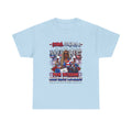 Wine & America Graphic Tee — "Stars Stripes & Wine" Patriotic Red White Blue T-Shirt