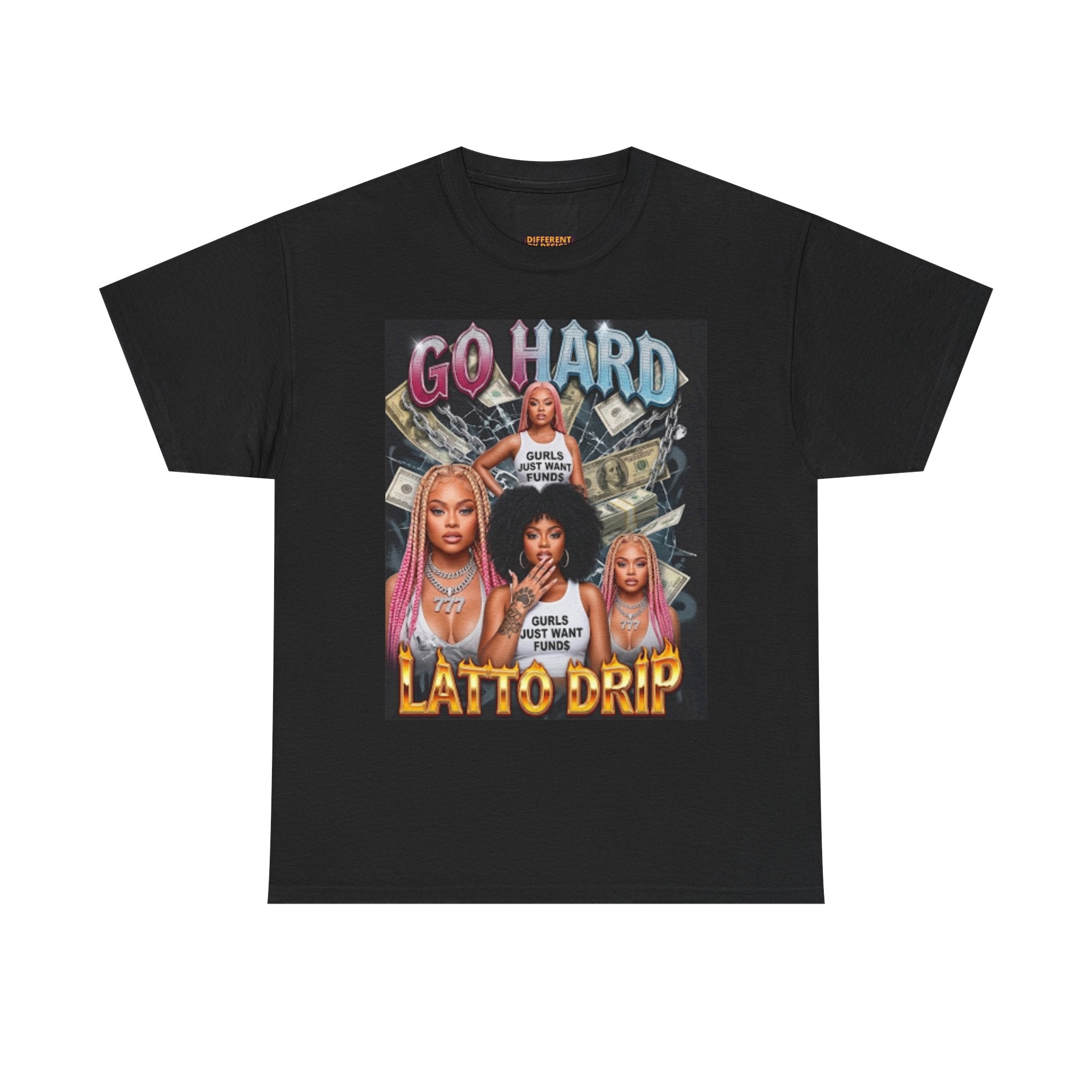 Latto Drip "Go Hard" Graphic Tee — Rap Fan Streetwear