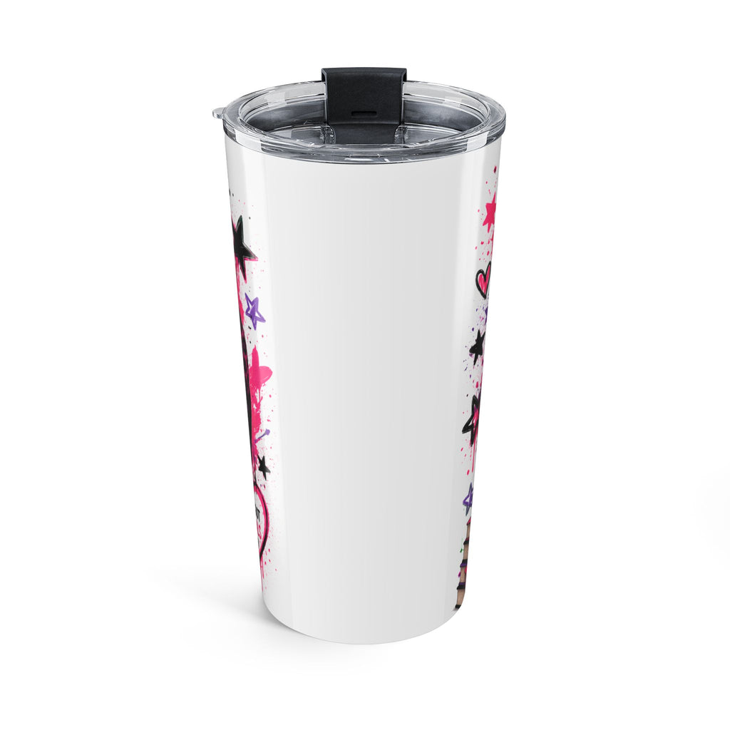 20oz Tumbler — "Can't Stop, Won't Stop" Motivational Girl Travel Mug