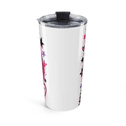 20oz Tumbler — "Can't Stop, Won't Stop" Motivational Girl Travel Mug