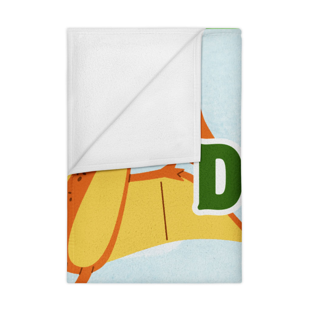 Dinosaur Toddler Blanket — Cute Dino Nursery Throw for Kids