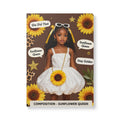 Sunflower Queen Softcover Journal — Sunshine & Hustle Lined Notebook