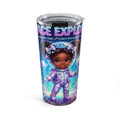 Space Explorer 20oz Tumbler — Cute Black Girl Astronaut Travel Mug