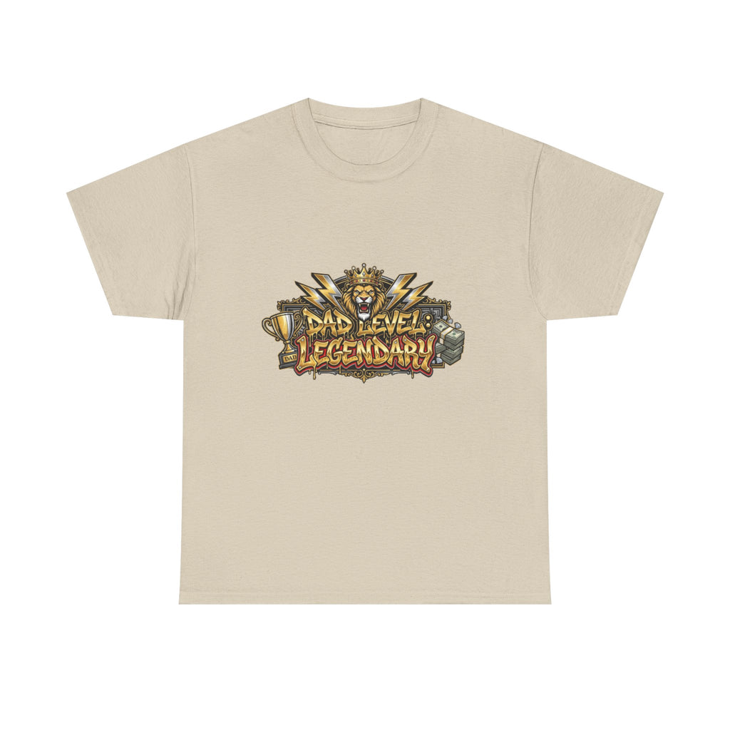 T-Shirt — "Dad Level: Legendary" Vintage Gaming Dad Tee