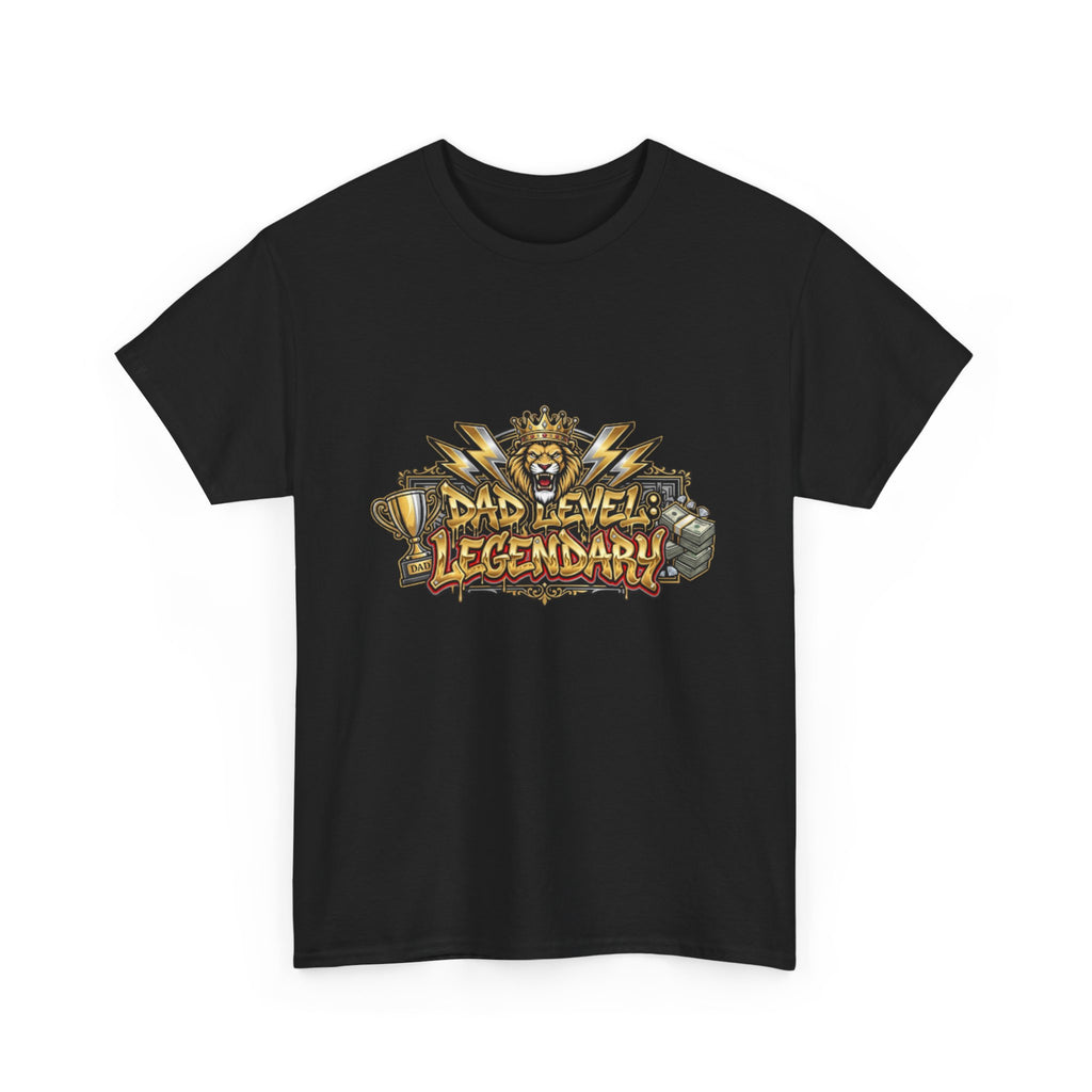 T-Shirt — "Dad Level: Legendary" Vintage Gaming Dad Tee
