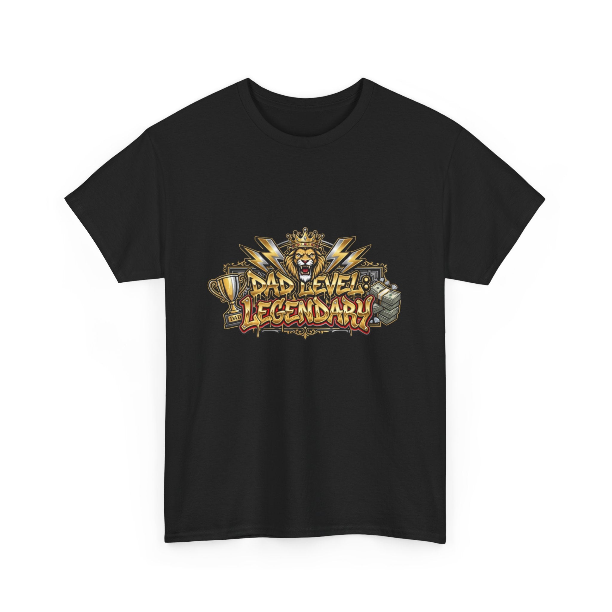 T-Shirt — "Dad Level: Legendary" Vintage Gaming Dad Tee