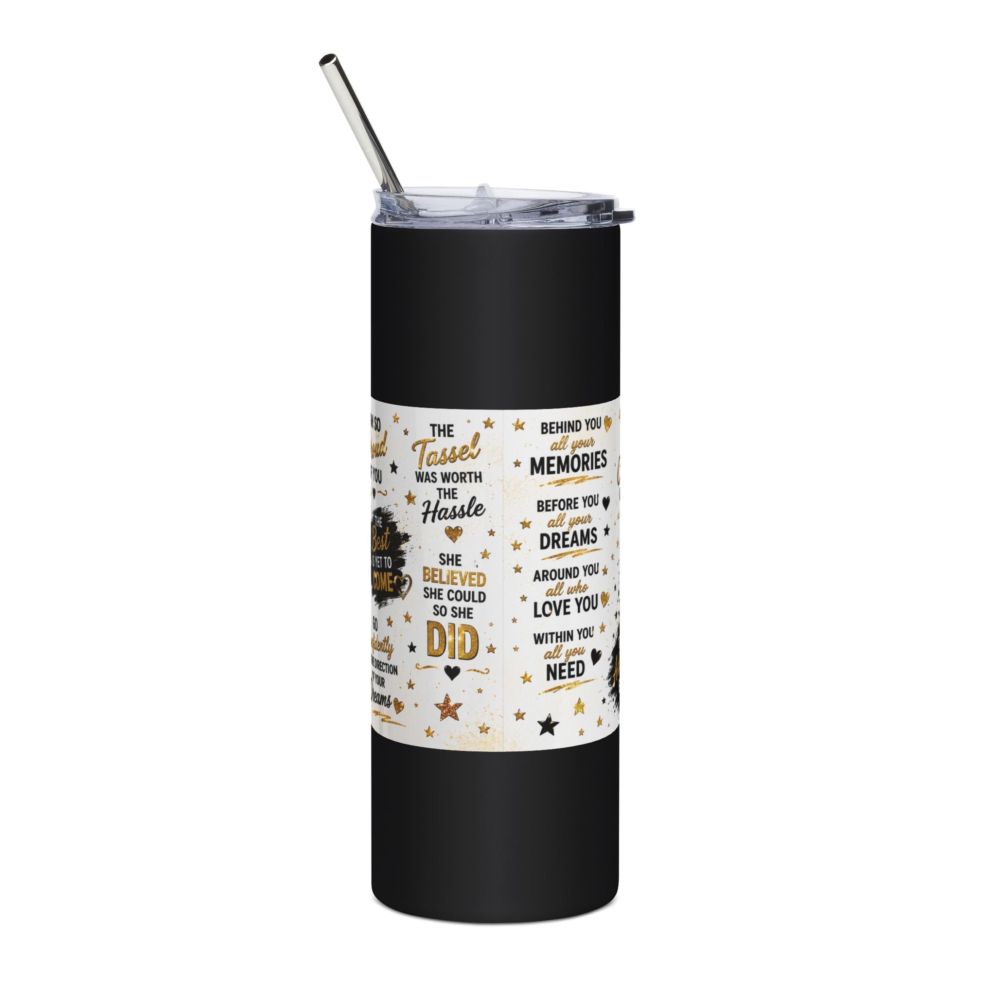 Graduation Proud Grandma 20oz Stainless Steel Tumbler — Class of 2026