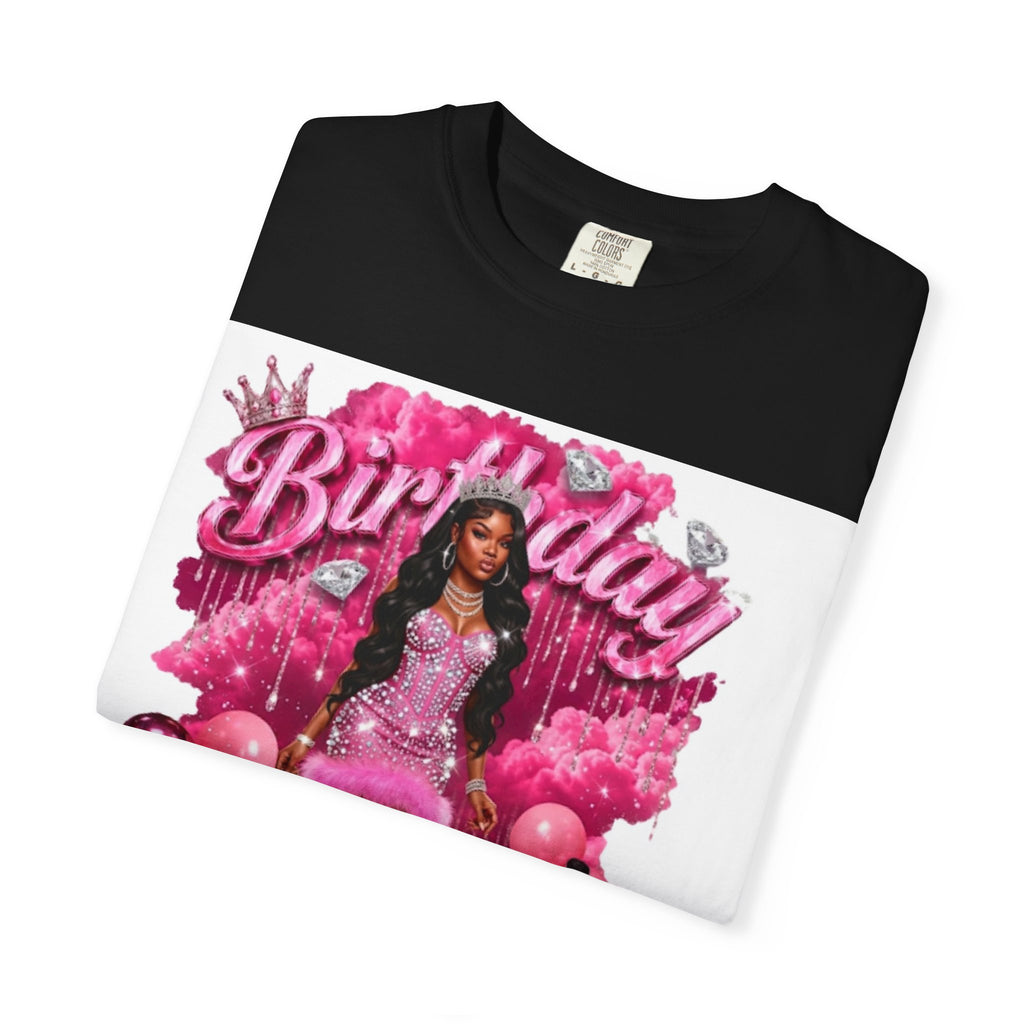 Birthday Queen T-Shirt — Pink Glam Birthday Tee