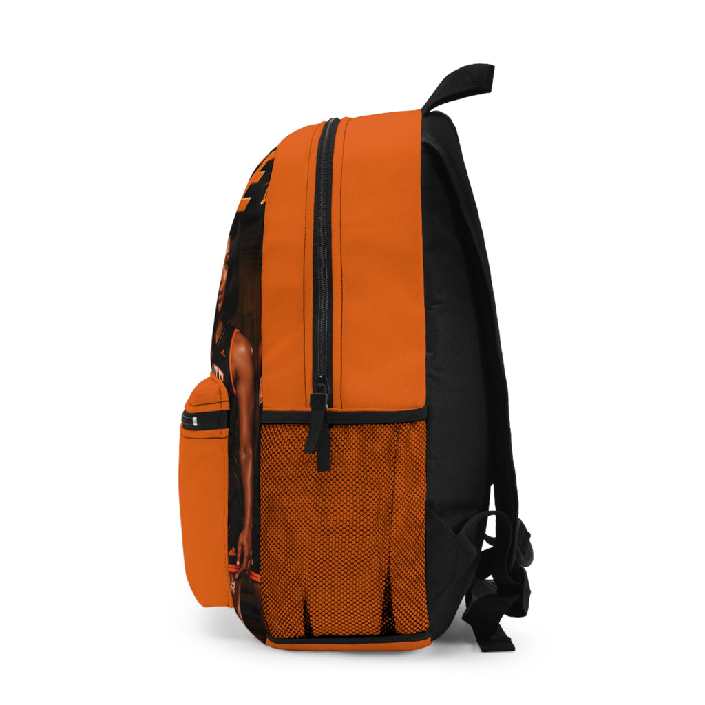 Elite Cheer Squad Photo Backpack – Orange Team Spirit School Bag
