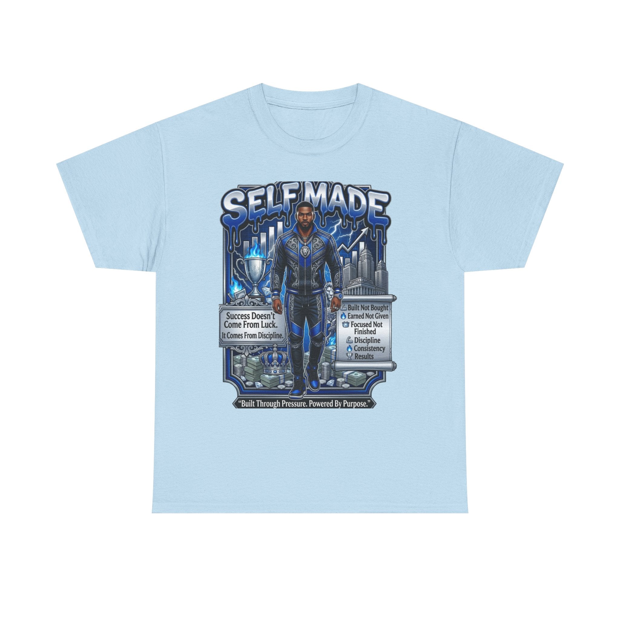 Self Made Tee — Motivational Graphic T‑Shirt