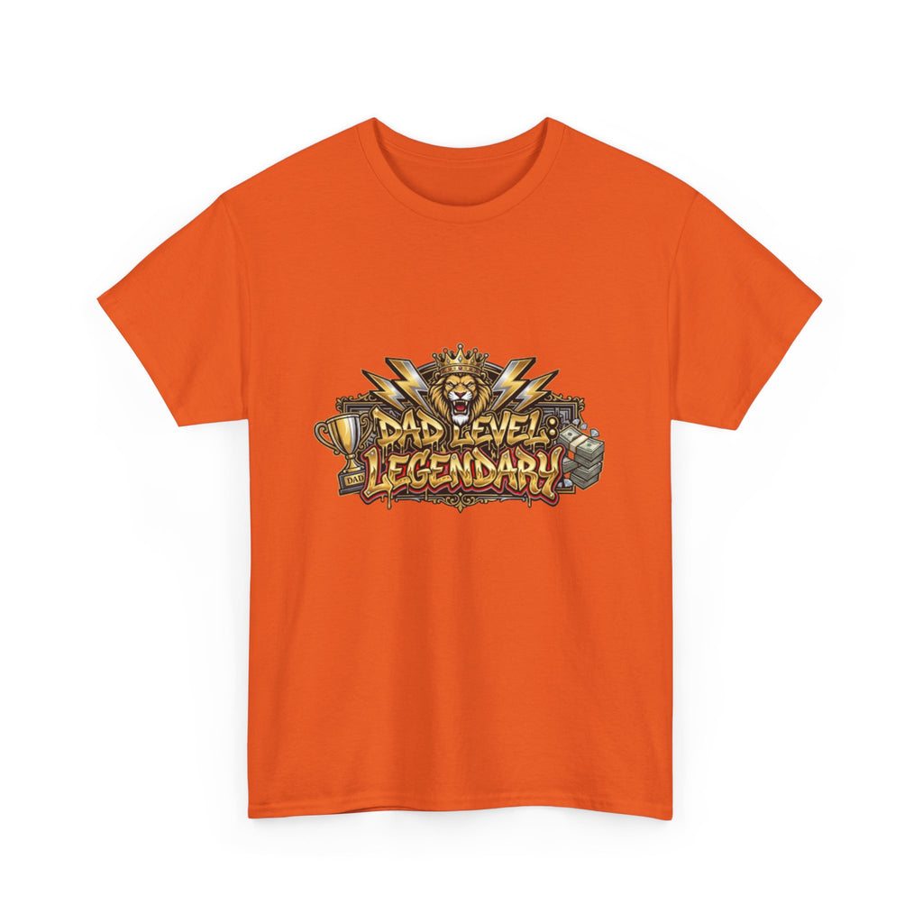T-Shirt — "Dad Level: Legendary" Vintage Gaming Dad Tee