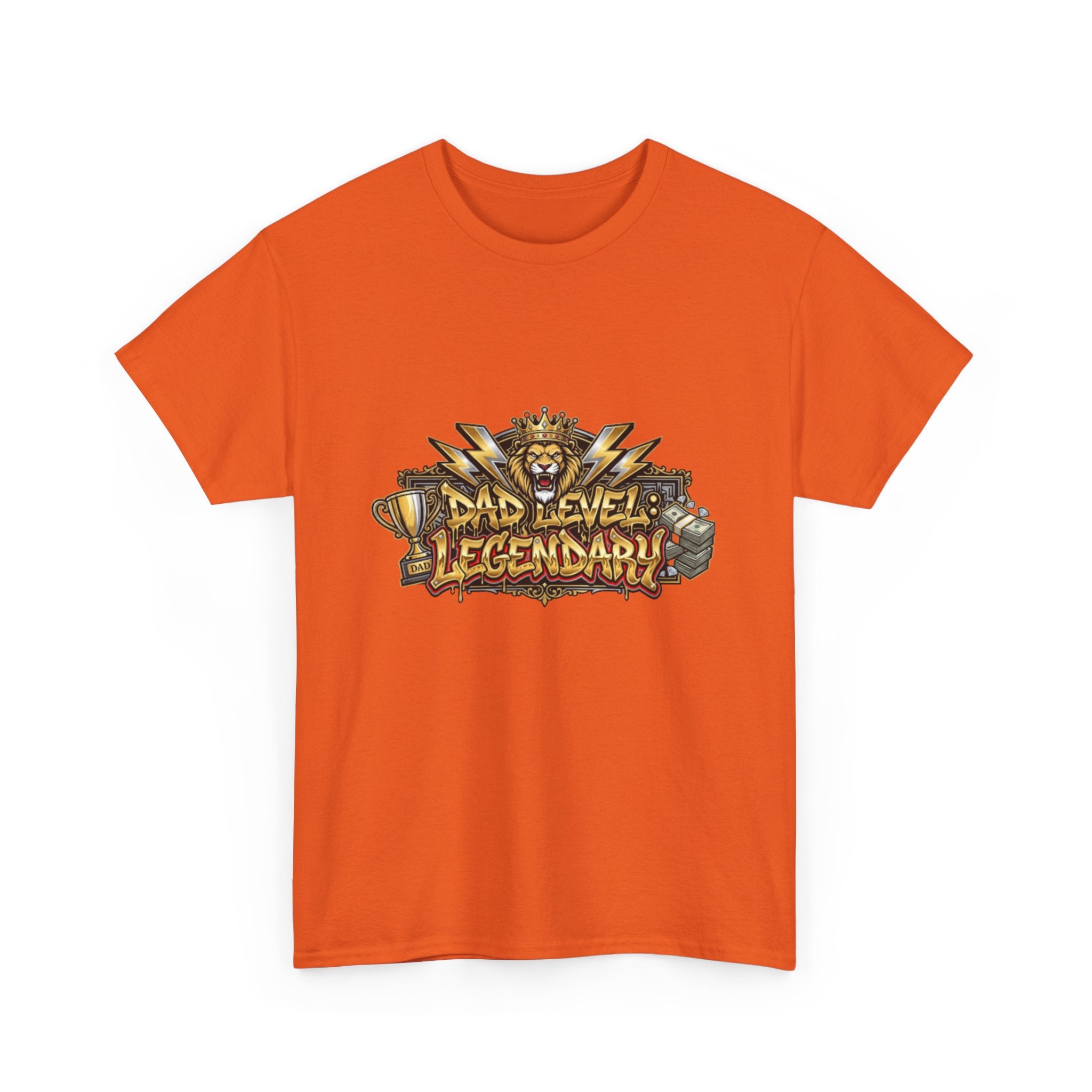 T-Shirt — "Dad Level: Legendary" Vintage Gaming Dad Tee