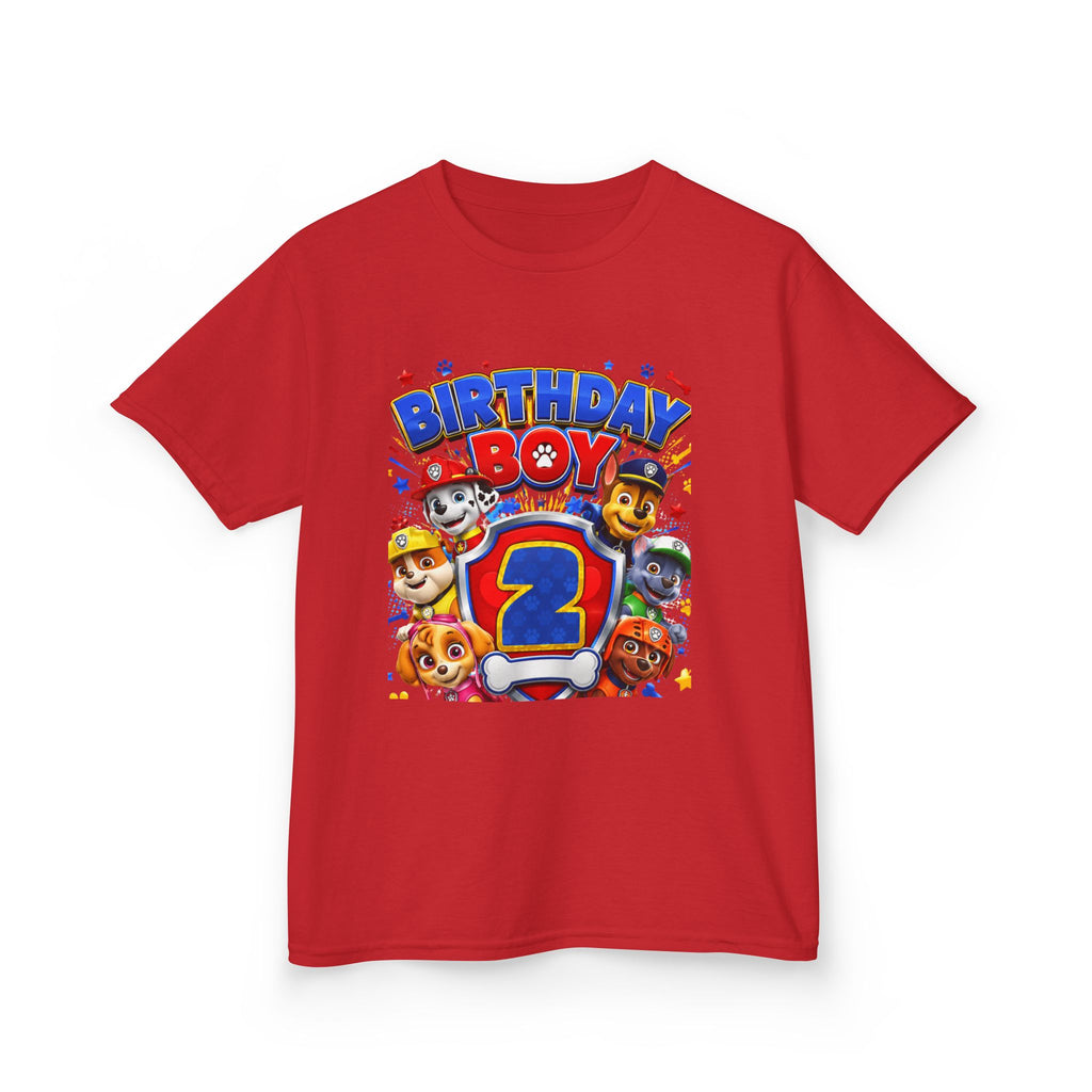 Kids Tee — Birthday Boy 2nd Birthday Character Party Shirt