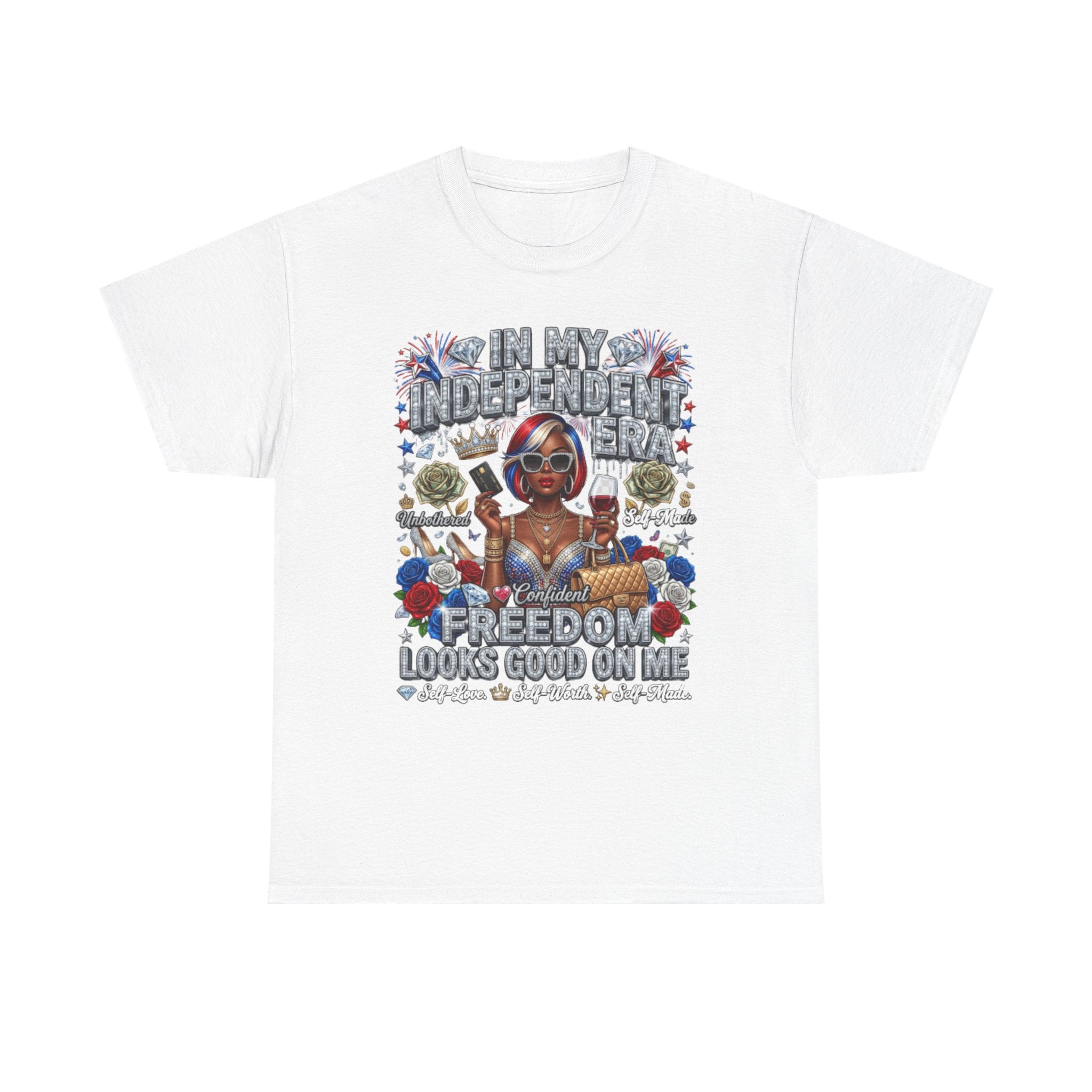 Independence Day Tee — "In My Independent Bag, Freedom Looks Good On Me" Patriotic 4th of July Shirt