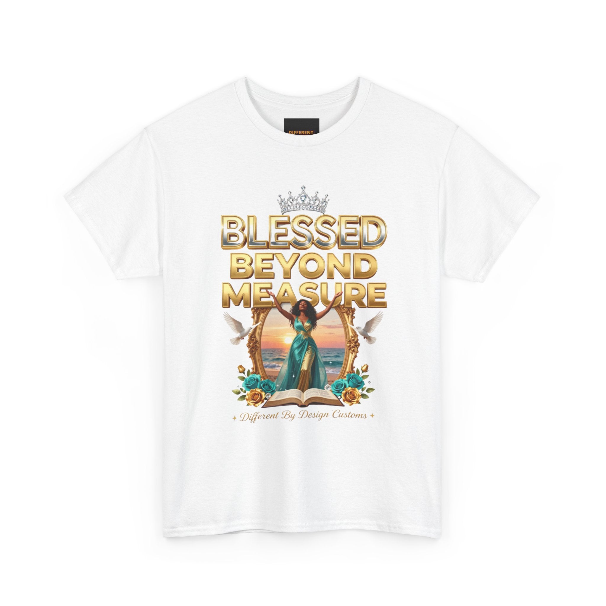 Blessed Beyond Measure Tee — Religious Faith Graphic T-Shirt