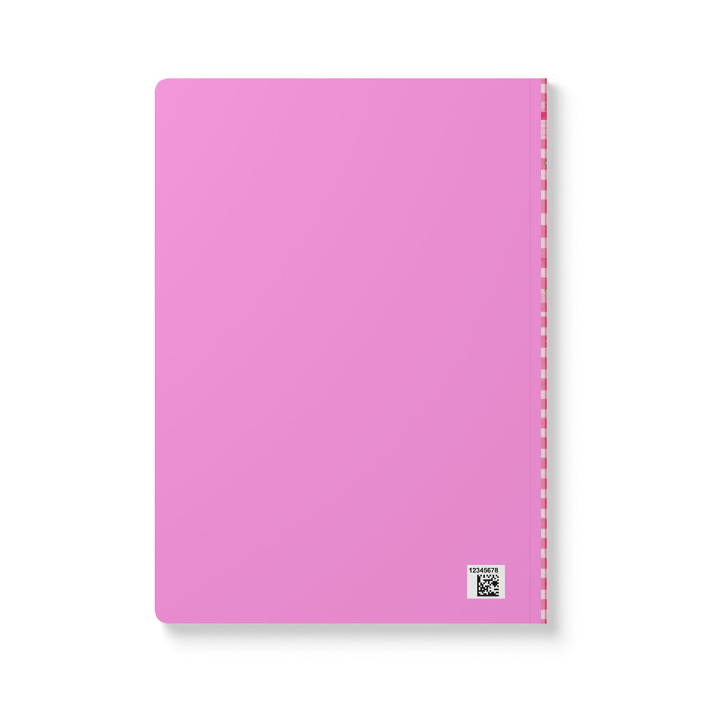 Superstar Rainbow Unicorn Girl Softcover Journal — Cute Pink Notebook for Kids