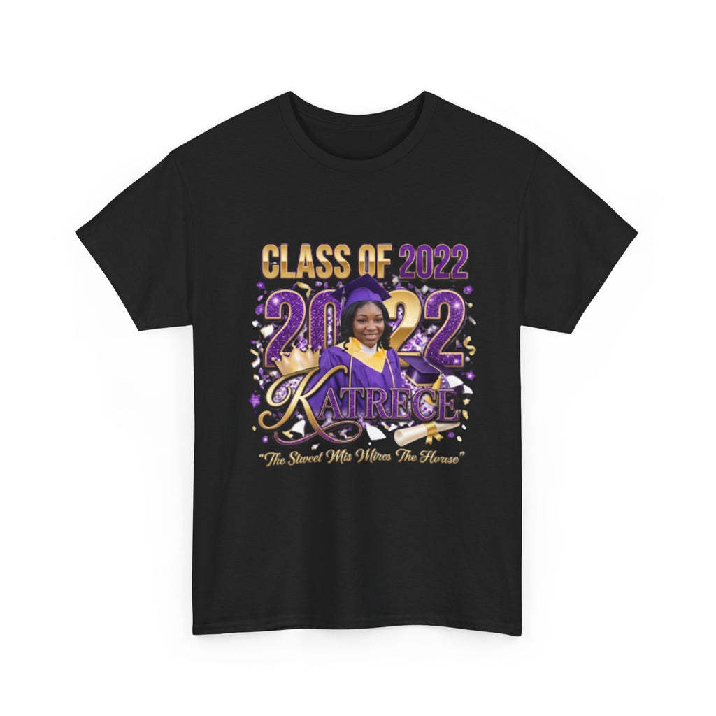 Class of 2022 Personalized Graduation Tee — Custom Name Photo Senior Shirt