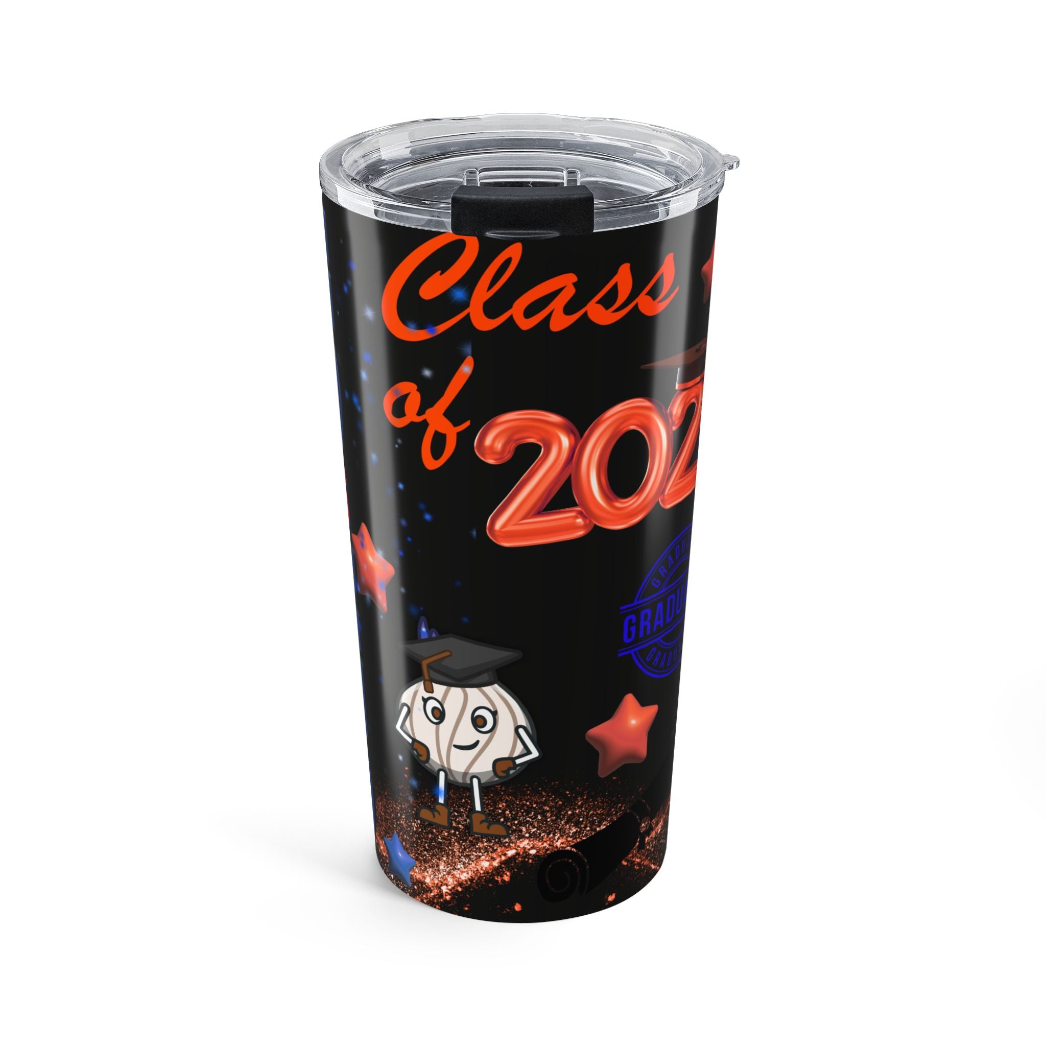 Graduation Tumbler 20oz — "Class of 2024" Insulated Travel Cup
