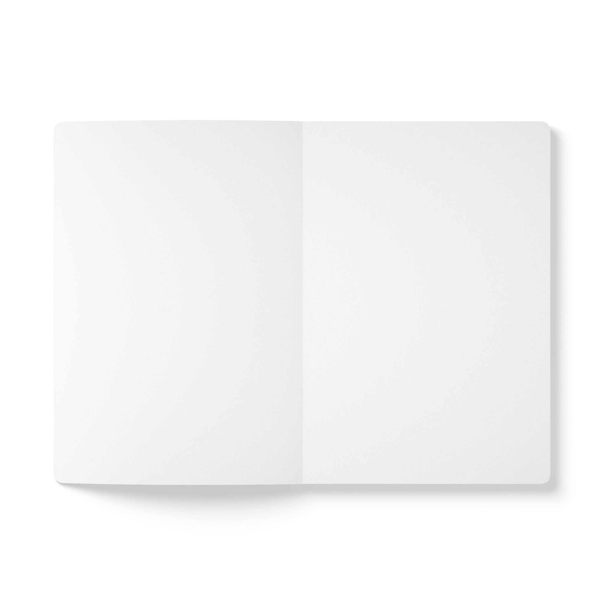Cute Strawberry Sassy Girl Softcover Journal — "Sweet Sassy" Composition Notebook