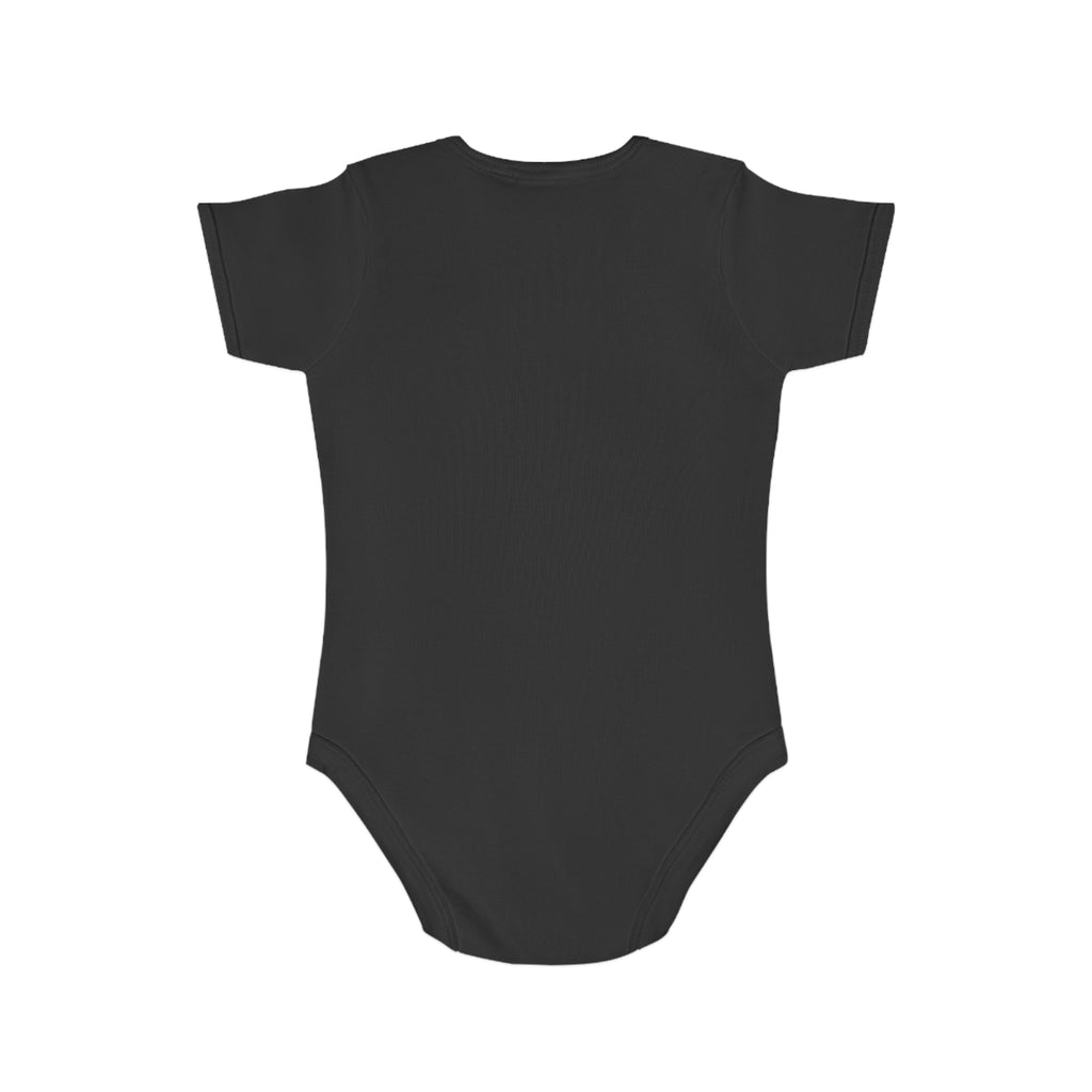 Personalized Baby Bodysuit with Colorful Cartoon Cloud Friends — Custom Name "TAELYNN"